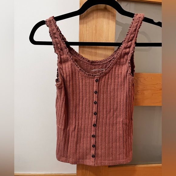 American Eagle brown tank top size small - Picture 1 of 2